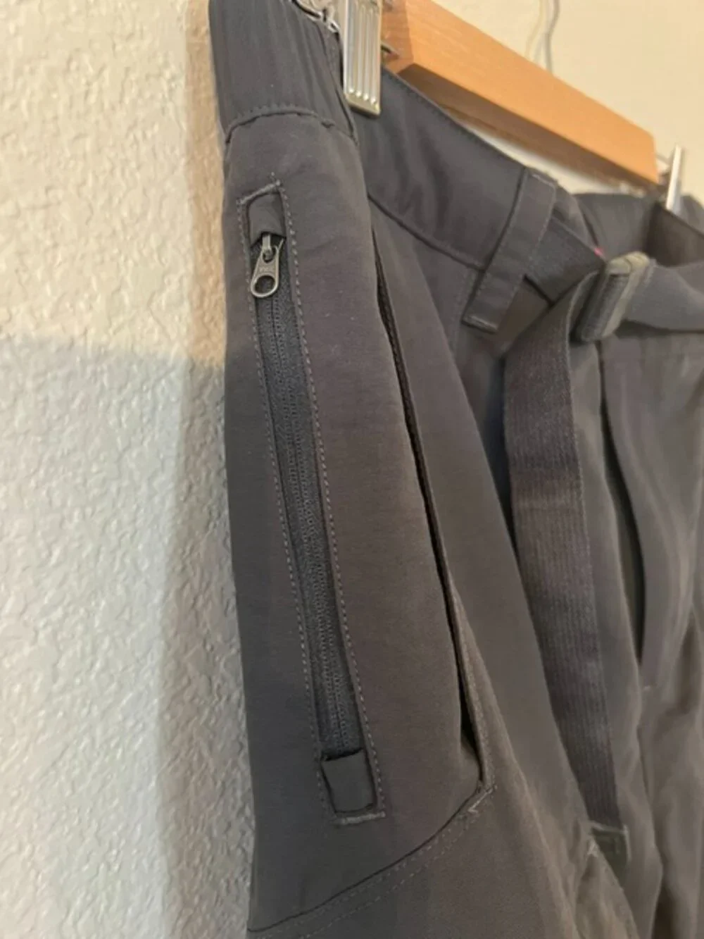 The North Face washed zip brand